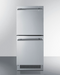 Summit 15" Wide 2-Drawer All-Refrigerator, ADA Compliant Refrigerator Accessories Summit Appliance   