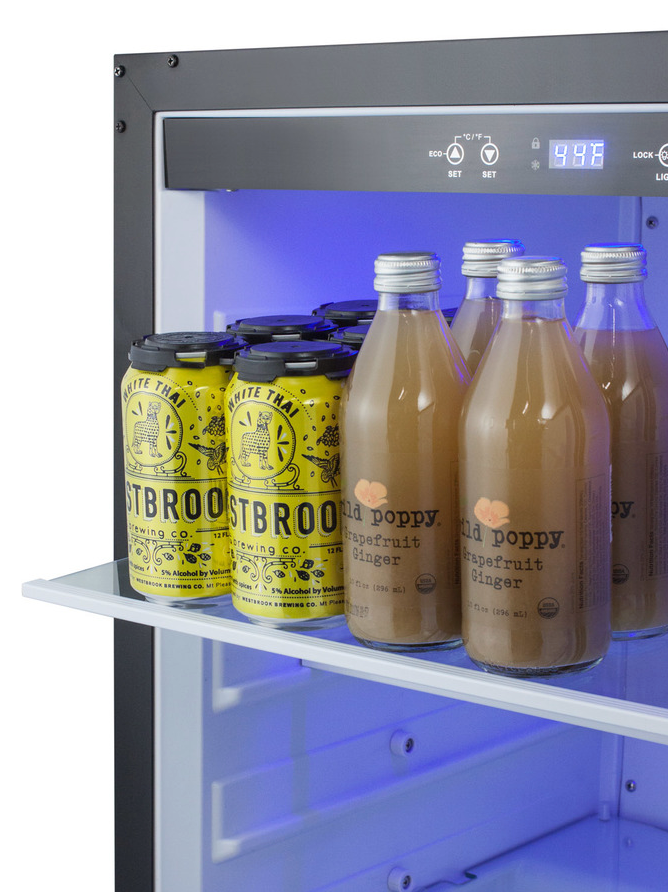 Summit 24" Wide Built-In Outdoor All-Refrigerator Refrigerator Accessories Summit Appliance   