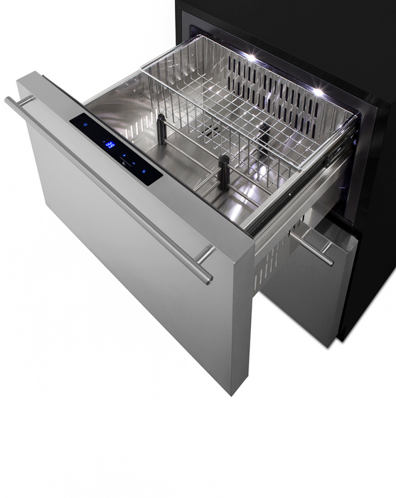 Summit 24" Wide Outdoor 2-Drawer All-Refrigerator, ADA Compliant Refrigerator Accessories Summit Appliance   