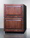 Summit 24" Wide Outdoor 2-Drawer Refrigerator-Freezer, ADA Compliant Refrigerator Accessories Summit Appliance   