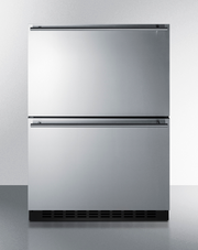 Summit 24" Wide Outdoor 2-Drawer All-Refrigerator, ADA Compliant Refrigerator Accessories Summit Appliance   