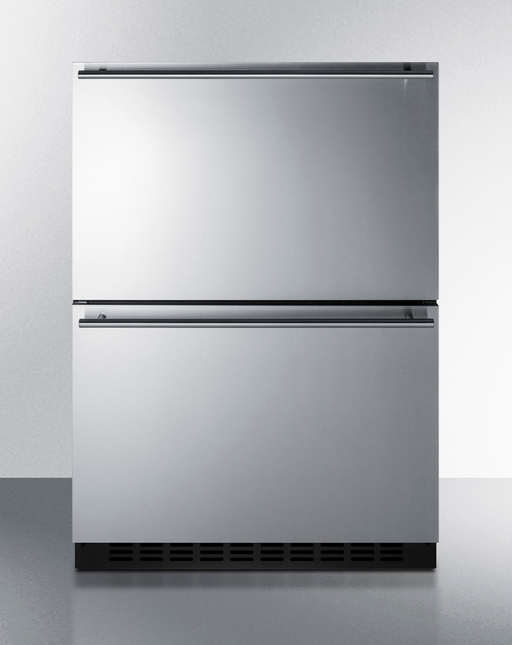 Summit 24" Wide Outdoor 2-Drawer All-Refrigerator, ADA Compliant Refrigerator Accessories Summit Appliance   