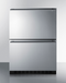 Summit 24" Wide Outdoor 2-Drawer All-Refrigerator, ADA Compliant Refrigerator Accessories Summit Appliance   