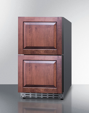 Summit 18" Wide Outdoor 2-Drawer All-Refrigerator, ADA Compliant Refrigerator Accessories Summit Appliance   