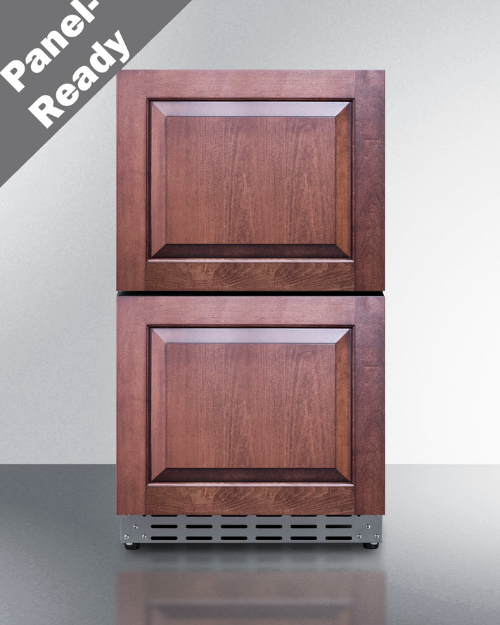 Summit 18" Wide Outdoor 2-Drawer All-Refrigerator, ADA Compliant Refrigerator Accessories Summit Appliance   