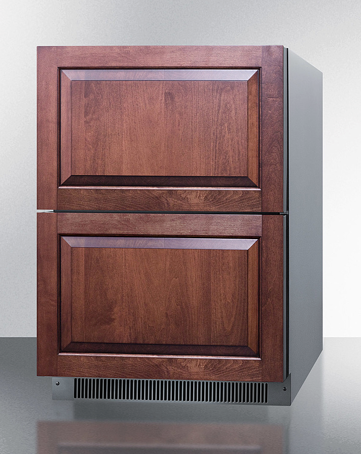 Summit 24" Wide 2-Drawer All-Refrigerator, ADA Compliant Refrigerator Accessories Summit Appliance   