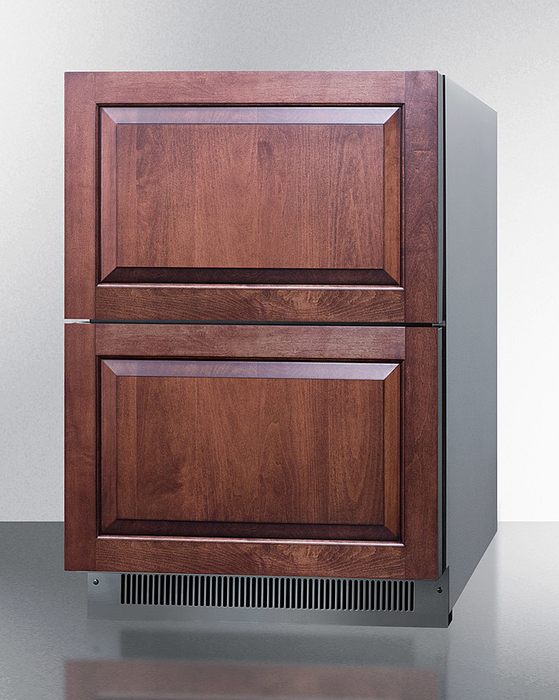 Summit 24" Wide 2-Drawer All-Refrigerator, ADA Compliant Refrigerator Accessories Summit Appliance   