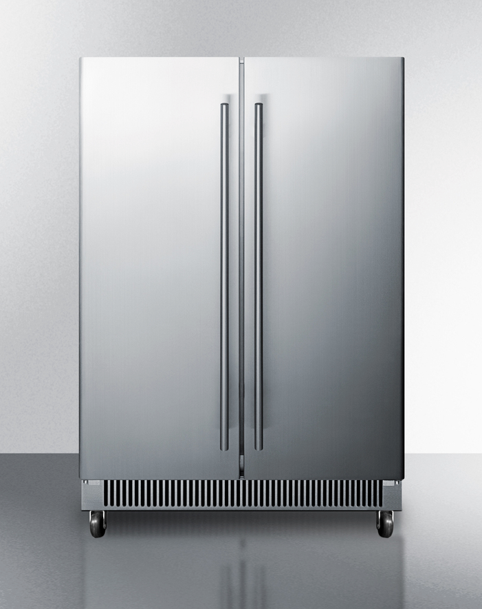 Summit 24" Wide Built-In Outdoor Wine/Beverage Center Refrigerator Accessories Summit Appliance   