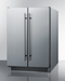 Summit 24" Wide Built-In Outdoor Wine/Beverage Center Refrigerator Accessories Summit Appliance   