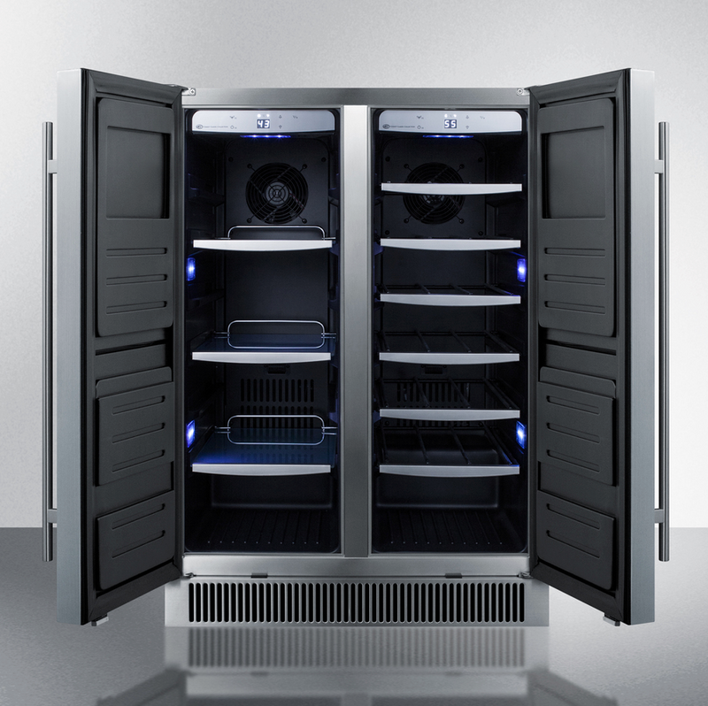 Summit 24" Wide Built-In Outdoor Wine/Beverage Center Refrigerator Accessories Summit Appliance   