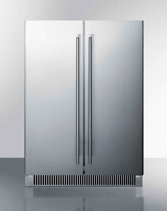 Summit 24" Wide Built-In Outdoor Wine/Beverage Center Refrigerator Accessories Summit Appliance   