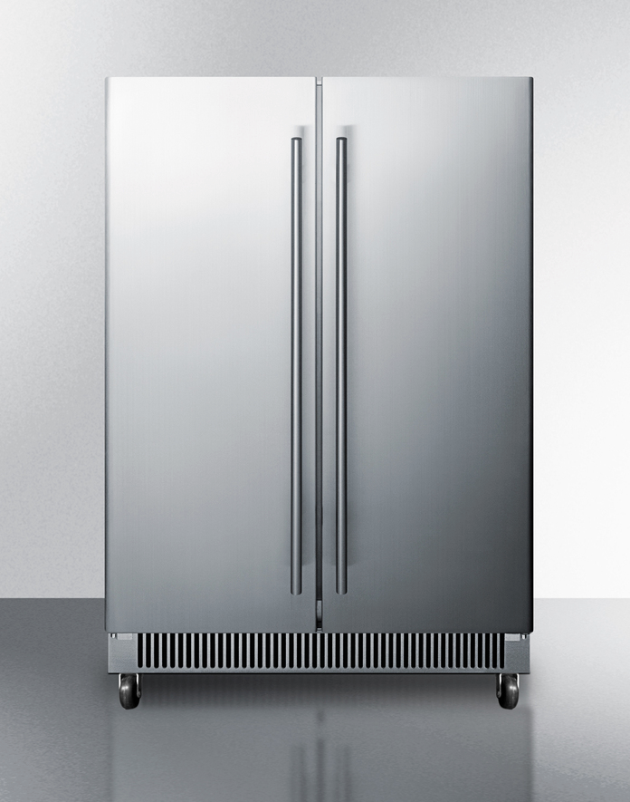 Summit 24" Wide Built-In Outdoor Wine/Beverage Center Refrigerator Accessories Summit Appliance   