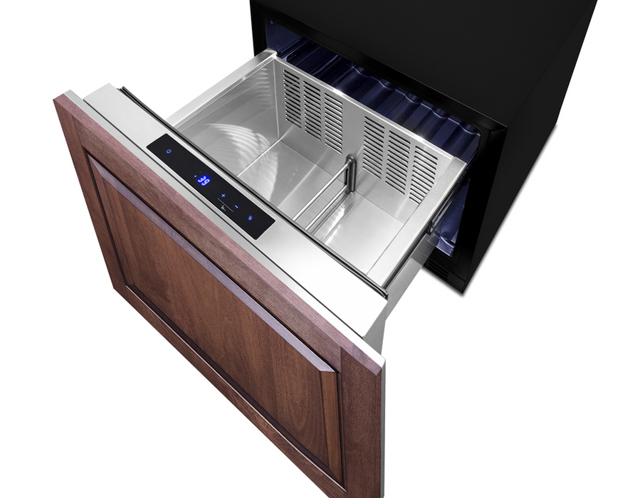 Summit 24" Wide Built-In Drawer Refrigerator Refrigerator Accessories Summit Appliance   