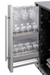 Summit Shallow Depth 24" Wide Outdoor Built-In All-Refrigerator With Slide-Out Storage Compartment Refrigerator Accessories Summit Appliance   