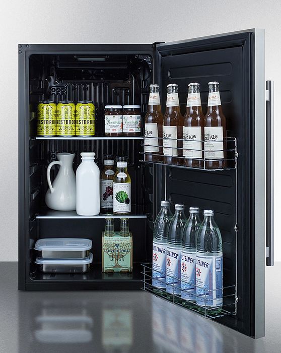 Summit Shallow Depth Outdoor Built-In All-Refrigerator Refrigerator Accessories Summit Appliance   