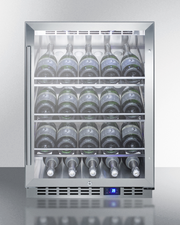 Summit 24" Wide Single Zone Outdoor Commercial Wine Cellar Refrigerator Accessories Summit Appliance   