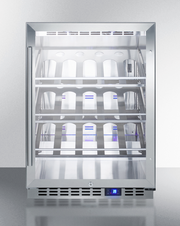 Summit 24" Wide Single Zone Outdoor Commercial Wine Cellar Refrigerator Accessories Summit Appliance   