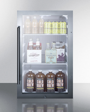 Summit Shallow Depth Indoor/Outdoor Beverage Cooler, ADA Compliant Refrigerator Accessories Summit Appliance   