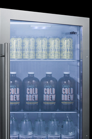 Summit Shallow Depth Indoor/Outdoor Beverage Cooler, ADA Compliant Refrigerator Accessories Summit Appliance   