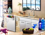 Summit 24" Wide Outdoor All-Refrigerator, with Speed Rail Refrigerator Accessories Summit Appliance   