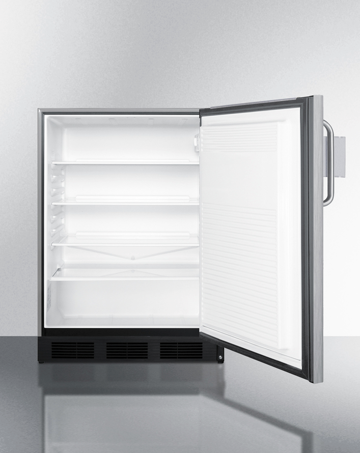 Summit 24" Wide Outdoor All-Refrigerator, with Speed Rail Refrigerator Accessories Summit Appliance   