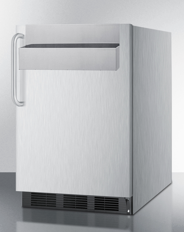 Summit 24" Wide Outdoor All-Refrigerator, with Speed Rail Refrigerator Accessories Summit Appliance   