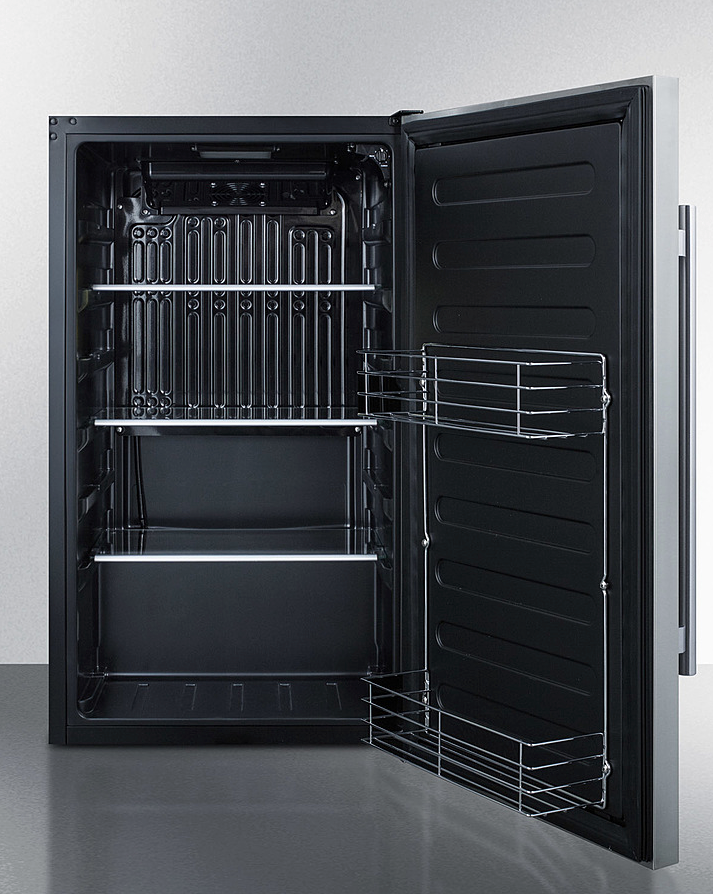 Summit Shallow Depth Outdoor Built-In All-Refrigerator Refrigerator Accessories Summit Appliance   