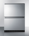 Summit 24" Wide 2-Drawer Refrigerator-Freezer, ADA Compliant Refrigerator Accessories Summit Appliance   