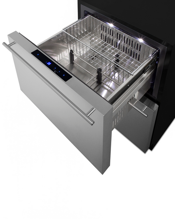 Summit 24" Wide 2-Drawer All-Refrigerator, ADA Compliant (Panels Not Included) Refrigerator Accessories Summit Appliance   