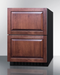 Summit 24" Wide 2-Drawer All-Refrigerator, ADA Compliant (Panels Not Included) Refrigerator Accessories Summit Appliance   