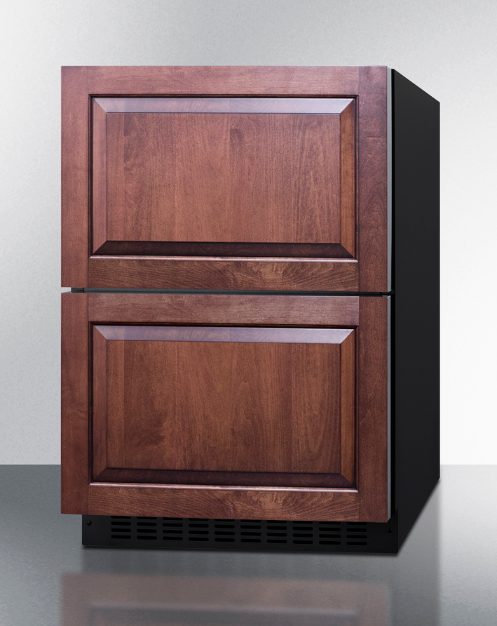 Summit 24" Wide 2-Drawer Refrigerator-Freezer (Panels Not Included) Refrigerator Accessories Summit Appliance   