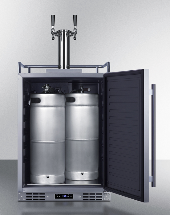 Summit 24" Wide Built-In Wine Kegerator Refrigerator Accessories Summit Appliance   