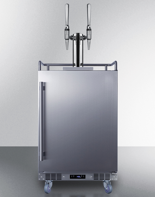 Summit 24" Wide Built-In Nitro-Infused Coffee Kegerator Refrigerator Accessories Summit Appliance   