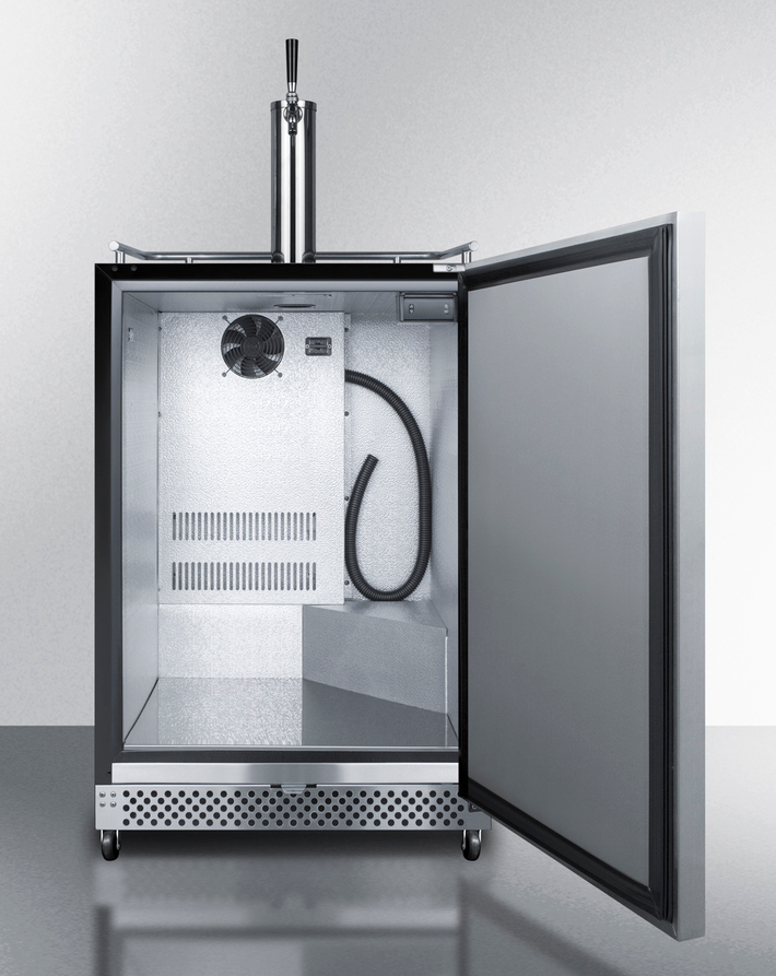 Summit 24" Wide Built-In Outdoor Kegerator Refrigerator Accessories Summit Appliance   