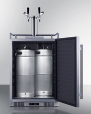 Summit 24" Wide Built-In Outdoor Commercial Beer Kegerator Refrigerator Accessories Summit Appliance   