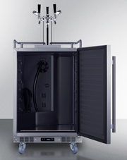 Summit 24" Wide Built-In Outdoor Commercial Beer Kegerator Refrigerator Accessories Summit Appliance   