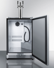 Summit 24" Wide Built-In Outdoor Kegerator Refrigerator Accessories Summit Appliance   