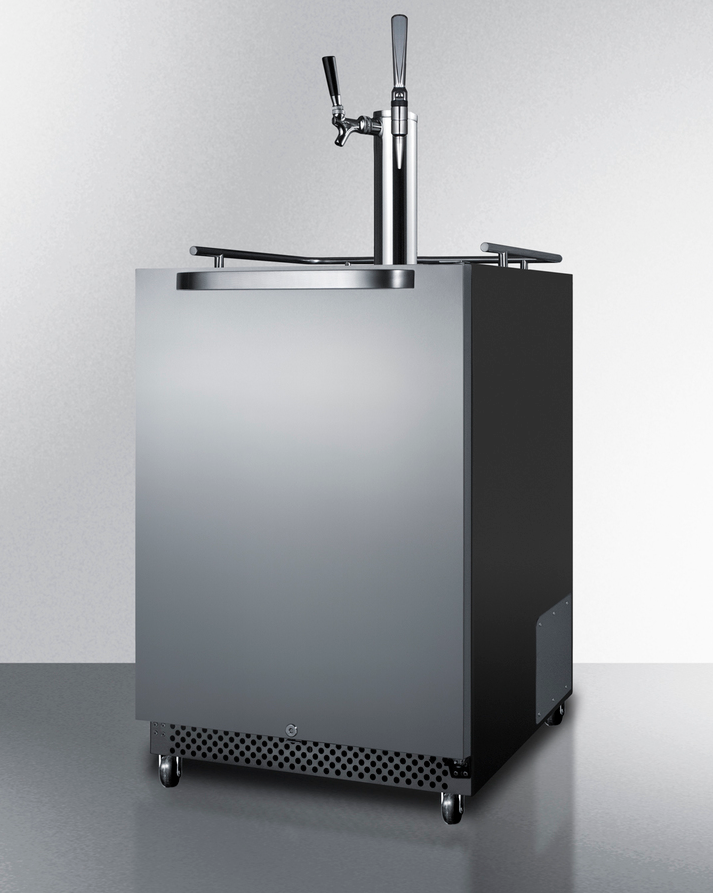 Summit 24" Wide Built-In Outdoor Cold Brew/Nitro-Infused Coffee Kegerator Refrigerator Accessories Summit Appliance   