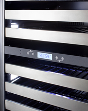 Summit 24" Wide Triple Zone Wine Cellar Refrigerator Accessories Summit Appliance   