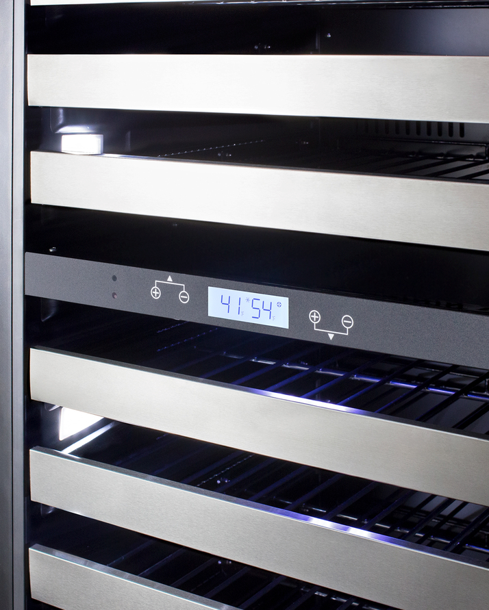 Summit 24" Wide Triple Zone Wine Cellar Refrigerator Accessories Summit Appliance   