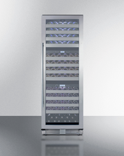 Summit 24" Wide Triple Zone Wine Cellar Refrigerator Accessories Summit Appliance   