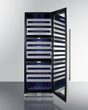 Summit 24" Wide Triple Zone Wine Cellar Refrigerator Accessories Summit Appliance   