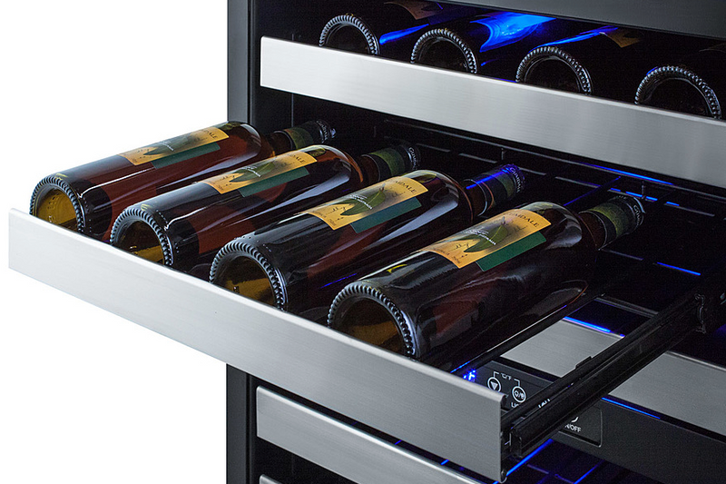 Summit 24" Wide Built-In Wine Cellar Refrigerator Accessories Summit Appliance   