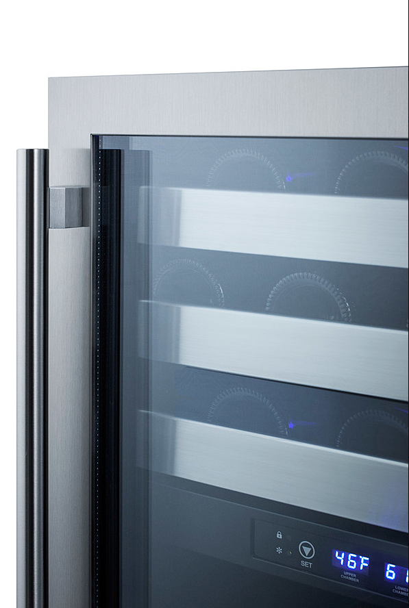 Summit 24" Wide Built-In Wine Cellar Refrigerator Accessories Summit Appliance   