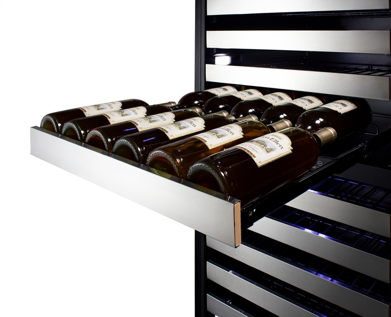Summit 24" Wide Dual-Zone Wine Cellar Refrigerator Accessories Summit Appliance   
