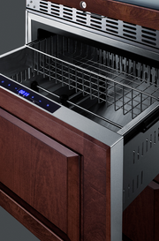 Summit 24" Wide Combination Dual-Zone Wine Cellar and 2-Drawer Refrigerator-Freezer (Panels Not Included) Refrigerator Accessories Summit Appliance   