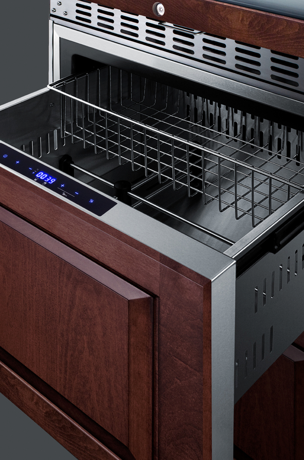 Summit 24" Wide Combination Dual-Zone Wine Cellar and 2-Drawer Refrigerator-Freezer (Panels Not Included) Refrigerator Accessories Summit Appliance   