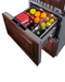 Summit 24" Wide Combination Dual-Zone Wine Cellar and 2-Drawer Refrigerator-Freezer (Panels Not Included) Refrigerator Accessories Summit Appliance   