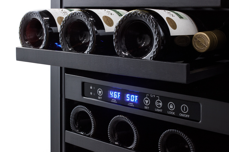 Summit 18" Wide Built-In Wine Cellar Refrigerator Accessories Summit Appliance   