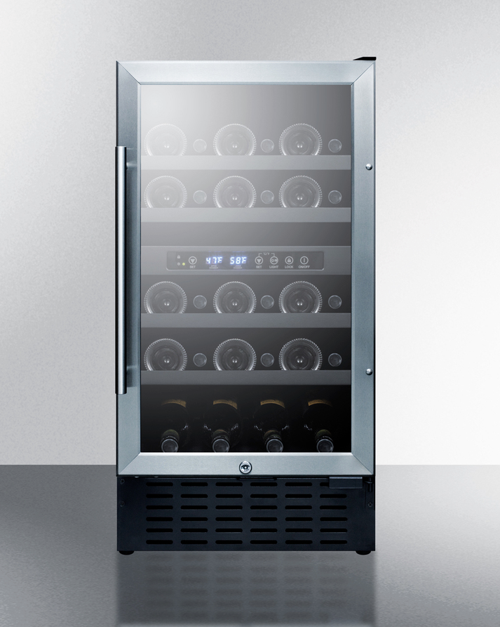 Summit 18" Wide Built-In Wine Cellar Refrigerator Accessories Summit Appliance   
